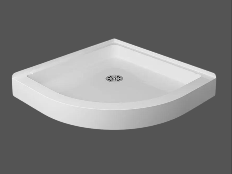 32" x 32" Round Shower Base