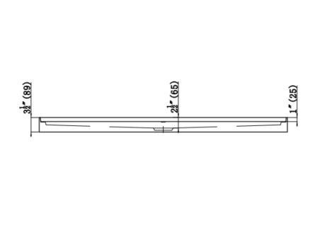 60" x 32" CENTRE Shower Base - Image 3